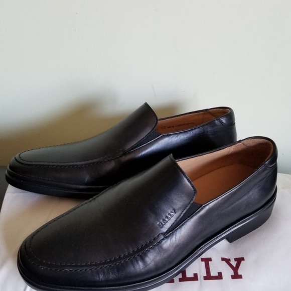 Bally men's 100% leather loafers - Picture 2 of 4